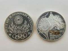 1972 & 1972-F 10 Mark German Federal Republic, Silver