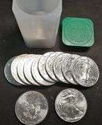 1964 90% Silver Kennedy Half Dollar – Original Bank Wrapped (OBW) Roll – Brilliant Uncirculated (BU)