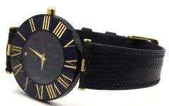 H-Stern sapphire diamond gold Numeral quartz watch