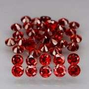 Outstanding 12.91ct top Mozambique red Garnet set!