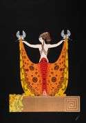 Erte "Venus" Signed Limited Edition Serigraph with Foil Stamping