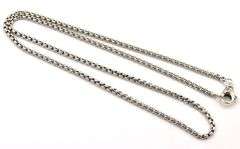 David Yurman box chain necklace 2.2mm