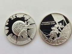 (2) Sterling Silver Skylab Medals