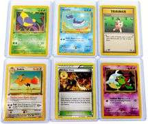 6 Pokémon 1999 1st Edition Cards