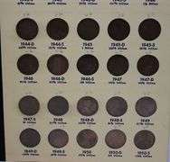 Near Complete Mainly Uncirculated Lincoln Cents 1941- 1960