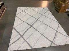 Super Soft Silky Feel Microfiber Contemporary Rug 8x11