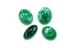 Burmese Jadeite Cabochons - Lot of 4