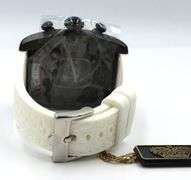 Glam Rock rectangle chronograph black quartz watch
