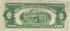 1928 G Very Near Unc Red Seal $2 US Note.