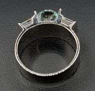 Sparkling 2.5 Ct VVs1 White Fire Moissanite Ring