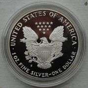 1986-S American Silver Eagle $1 Coin – 1 oz .999 Fine Silver – With Original Box & COA