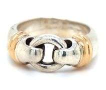 Tiffany & Co 2 tone knot ring