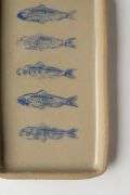 Blue Sardine Handmade Ceramic Tray