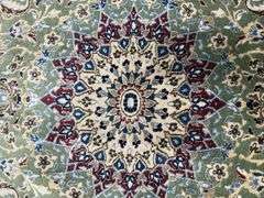 Handmade 6-Layer Silk Persian Nain 4.10x3.2