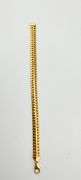 Italian Milor 14KT Yellow Gold 8.5MM Miami Cuban Link Chain Bracelet