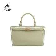 Neema Sage Recycled Vegan Leather Crossbody Bag