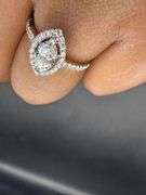18K White Gold Marquise Cut Diamond Ring of 1.14ct