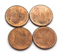 Four Red Brown BU 1930 Era Lincolns