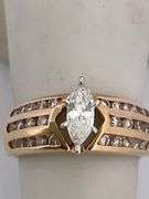 CERTIFIED BRAND NEW 14K YELLOW GOLD DIAMOND ENGAGEMENT RING