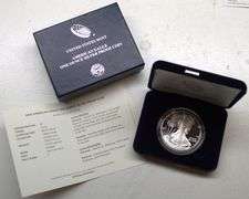 2019-S American Eagle 1 oz Silver Proof Coin – Original Box & COA