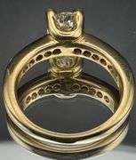 14K Yellow Gold Oval Cut Diamond Ring of 2.05 ct