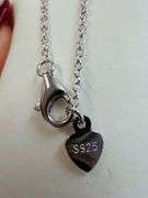 Beautiful Sterling silver with center dancing Moissanite necklace