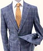 Stylish Plait Modern Fit Suit, Made in Italy