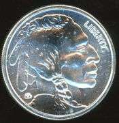 1 Troy Ounce Buffalo Silver Round