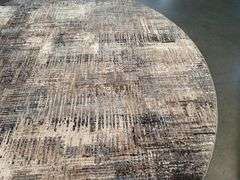 Decorative Modern Round Rug 8x8