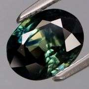 Collectors 1.30ct Tanzanian blue green Sapphire