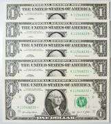 (10) Superb Crisp $1 2021 Star Replacement Notes Dallas-Consecutive!