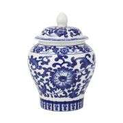 Blue & White Floral Canister