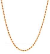 Useful 14K YG Silk Rope Necklace