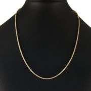 New 2.16ctw Round Diamond Half Way Tennis Necklace in 14K