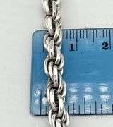 italian 925 Sterling Silver Solid 6MMRope Chain