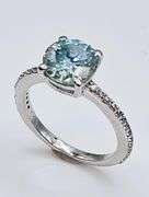 Gorgeous 1.85 Ct Color Change Lab Created Alexandrite Ring
