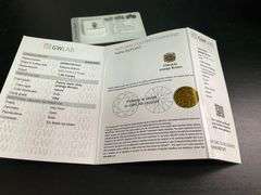 CERTIFIED NATURAL ORANGE BROWN DIAMOND