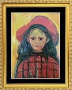 Edvard Munch, Girl with Red Hat