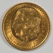 Superb Gem BU 1945 Mexico 2.5 Pesos Gold Piece