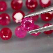 Amazing 5.50ct set of 30 Burmese Rubies! Heated only!