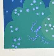 Erte "The Swing" Signed Limited Edition Serigraph with Foil Stamping