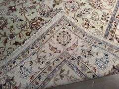 Fine Silk & Wool Kashan Rug 8x10