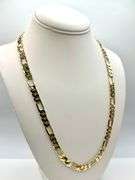 45 Gram 14 Kt. Gold Plate Figaro Italian Link Chain