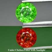 Rare! Top chrome green 2.83ct COLOR CHANGE Tourmaline!!!
