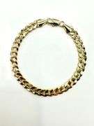 Gorgeous 14.2 Gram 14 Kt. Yellow Gold Plated Cuban Link Bracelet
