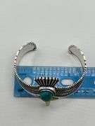 925 Sterling Silver Turquoise Eahle Cuff