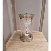 Vintage-style Brass Hourglass Timer