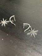 CERTIFIED BRAND NEW 14K WHITE GOLD DIAMOND DANGLE EARRINGS