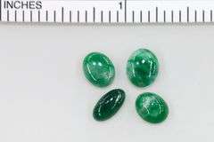 Burmese Jadeite Cabochons - Lot of 4