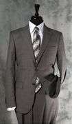Stylish 2-button Style Slim Fit Suit, Made in Italy